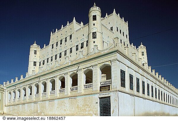 Sultanspalast  Sayun  Wadi Hadramaut  Seyun  Jemen  Asien