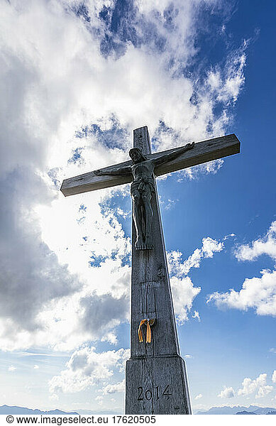 Summit cross on Jagerkamp peak