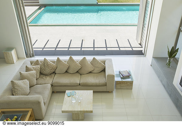 Sunny modern living room