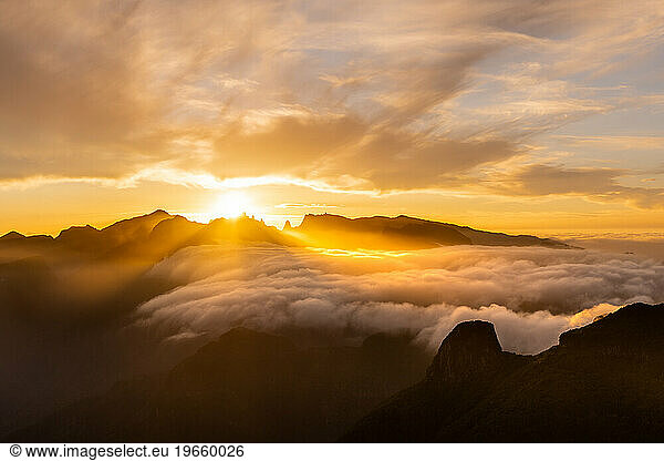 Sunrise at Bica de Cana  Madeira
