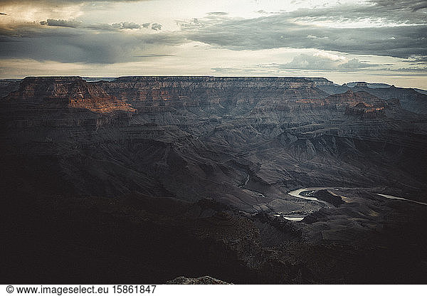 Sunrise in Grand Canyon from Hopi Point