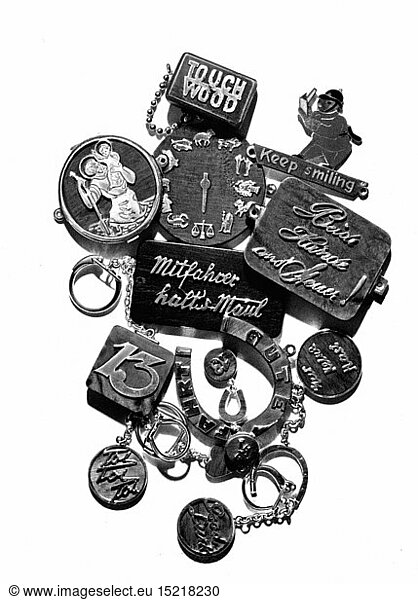 superstition  talisman  fortune fairies for the car  1950