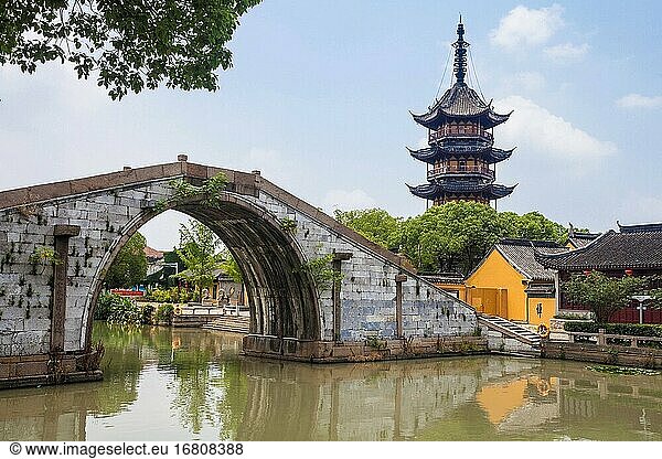 Suzhou ze Stadtlandschaft