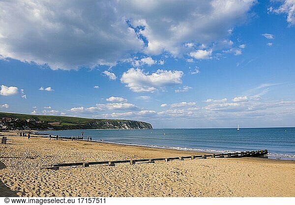 Swanage Beach  Dorset  England  Vereinigtes Königreich  Europa