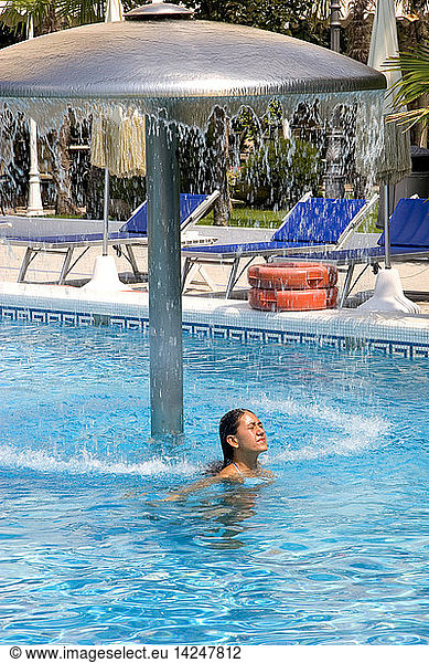 Swimming pool  GB hotel  Abano Terme  Veneto  Italy