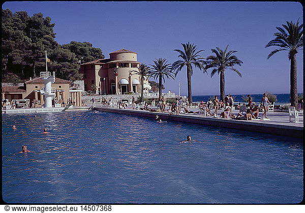 Swimming Pool  Monaco  1961