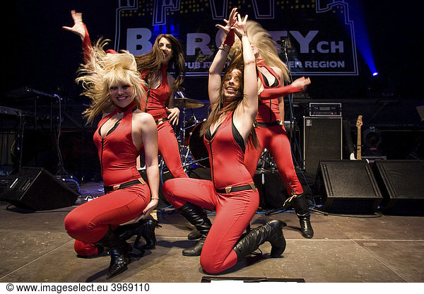 Swiss dance group Matchless Dancers live at the Barcity in Huttwil  Switzerland