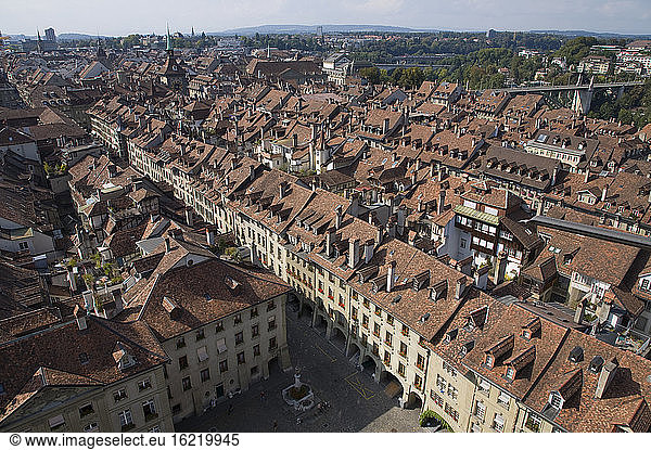 Switzerland  Bern  Old Town  aerial photo