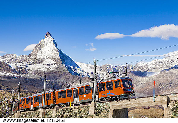 Switzerland  Valais  Zermatt  Matterhorn  Gornergrat  gornergrat railway