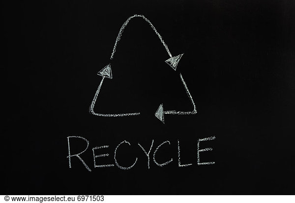 Symbol  Recycling  Schreibtafel  Tafel