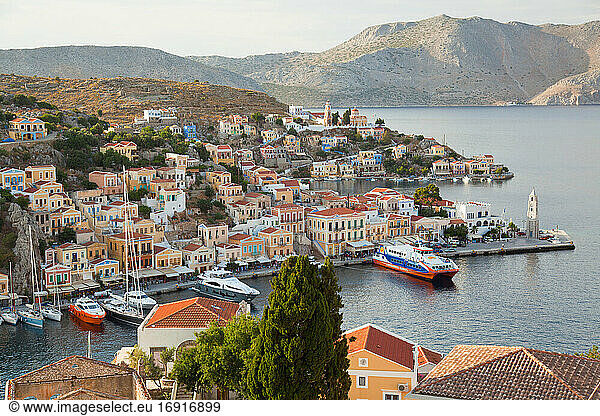 Symi Stadt  Insel Symi  Dodekanes Inseln  Griechenland