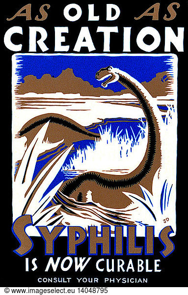 Syphilis Treatment  FAP Poster  1937