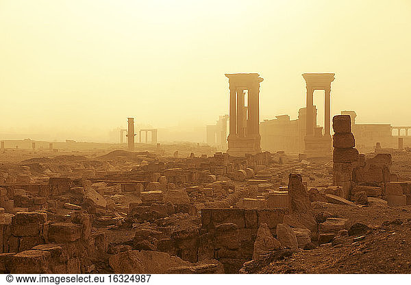 Syrien  Gouvernement Homs  Palmyra  Tempel des Bel