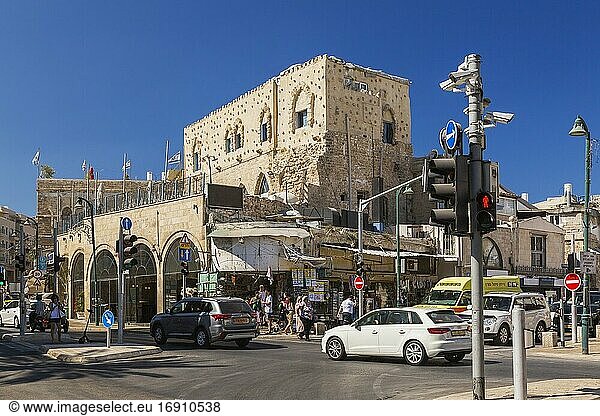 Szene in der Yefet-Straße  Altstadt von Jaffa  Israel.