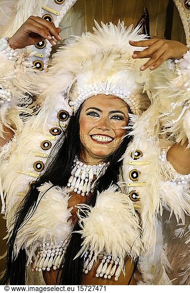 Tänzer  Boi Bumba Festival  Parintins  Amazonas  Brasilien  Südamerika