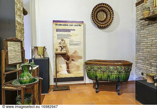 Töpfereimuseum Paco Tito  Ubeda  UNESCO-Weltkulturerbe. Provinz Jaen  Andalusien  Südspanien Europa.