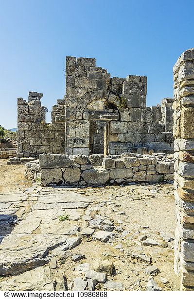 Türkei,  Dalyan,  Ruinen der antiken Stadt Kaunos