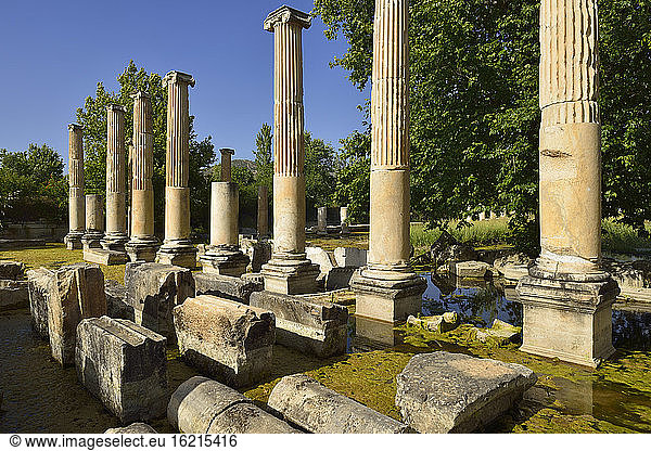 Türkei Antike Agora in der archäologischen Stätte von Aphrodisias