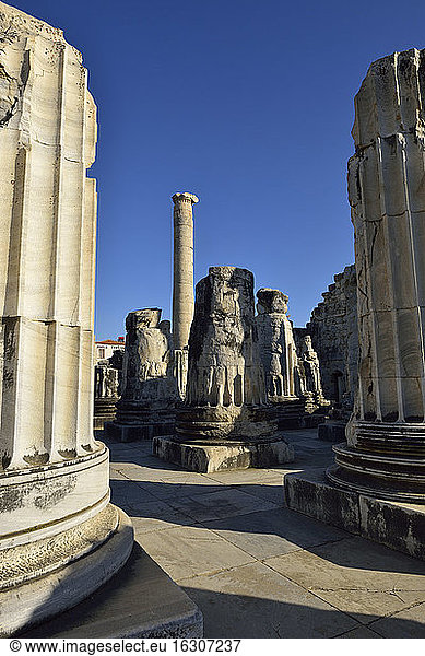 Türkei  Aydin  antiker Apollon-Tempel  archäologische Stätte von Didyma