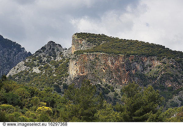 Türkei  Ägäis  Nekropole von Pinara in Xanthos Valles