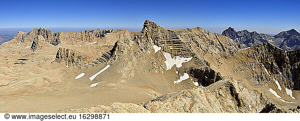 Türkei  Hoch- oder Anti-Taurusgebirge  Aladaglar-Nationalpark  Blick auf den Berg Kizilkaya