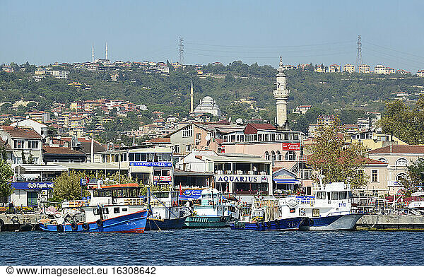 Türkei  Istanbul  Fischereihafen in Sariyer