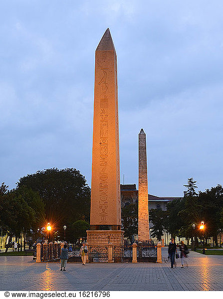 Türkei  Istanbul  Obelisk des Theodosius im Hippodrom von Konstantinopel