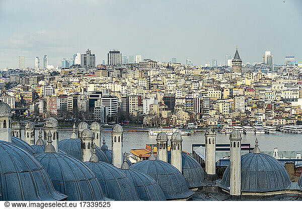 Türkei  Istanbul  Stadtbild der europäischen Seite von Istanbul