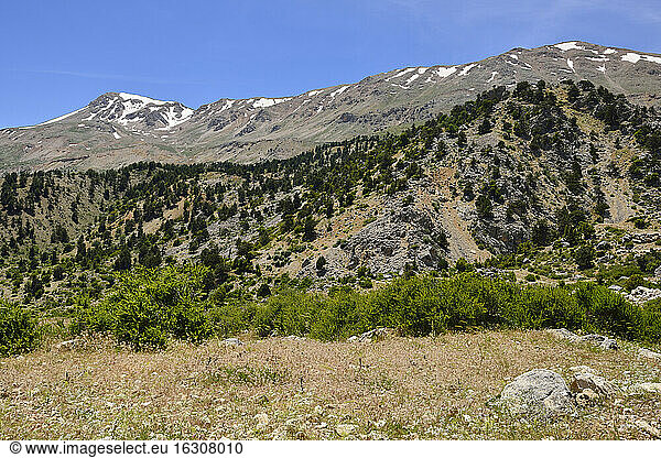 Türkei  Provinz Antalya  Lykien  Ak Daglari-Gebirge  Lykischer Taurus bei Goembe