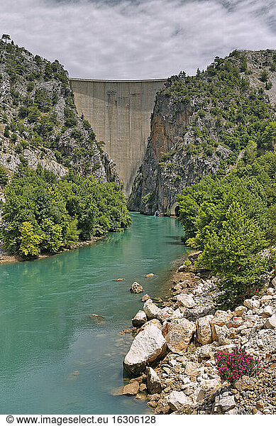 Türkei  Provinz Antalya  Manavgat  Oymapinar-Damm