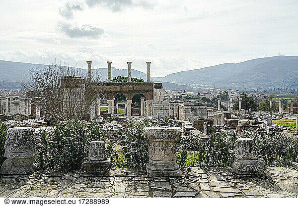 Türkei  Provinz Izmir  Selcuk  Antike Ruinen der Basilika des Heiligen Johannes