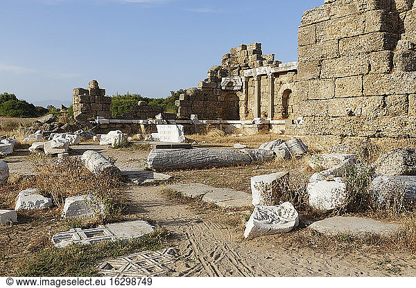 Türkei  Side  Antike staatliche Agora