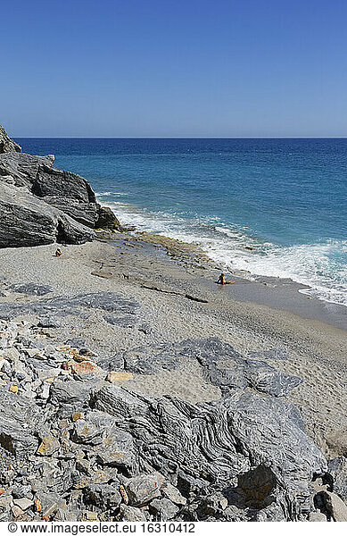 Türkei  Türkische Riviera  Strand westlich von Alanya