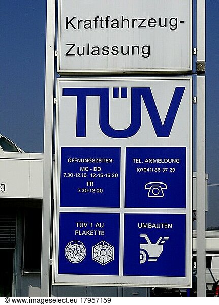 TÜV  TÜV office  motor vehicle registration  registration office
