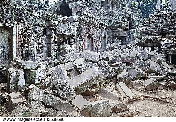 Ta Phrom-Tempel  Angkor Wat  Siem Reap  Kambodscha  Asien