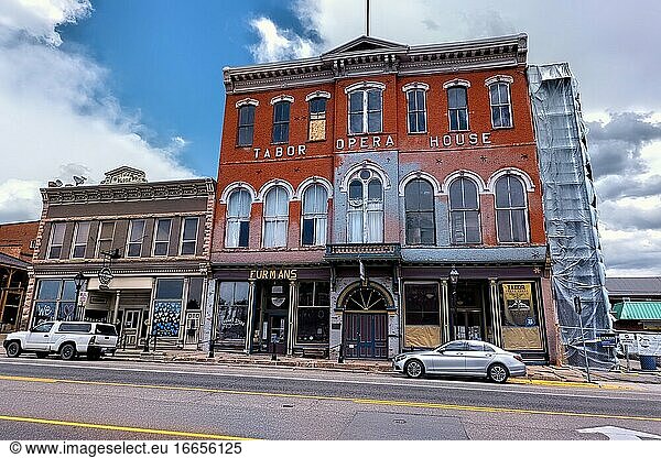 Tabor Opera House im historischen Leadville  der höchstgelegenen Stadt Amerikas  Colorado  USA.