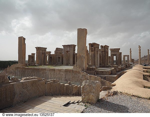 Tachara-Palast oder die Privatresidenz des Darius  archäologische Stätte  Persepolis  Provinz Fars  Iran  Asien