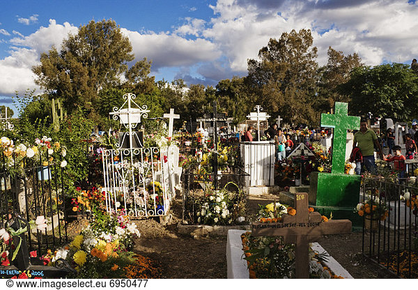 Tag  Dekoration  Mexiko  Friedhof  San Miguel de Allende