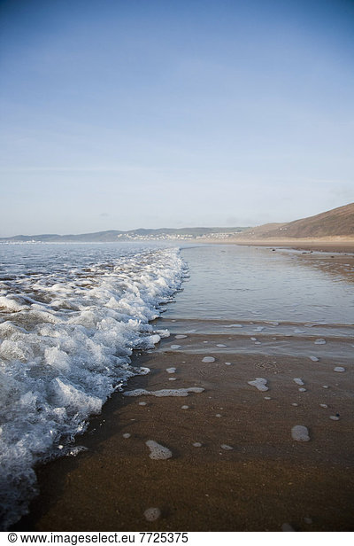 Tag  Strand  Ruhe  Großbritannien  Sand  North Devon  Sonnenlicht  Putsborough Sands