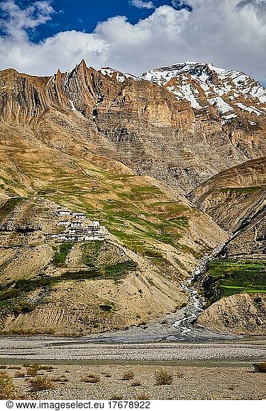 Tailing Village in Pin Valley  Himachal Pradesh  India  Asia
