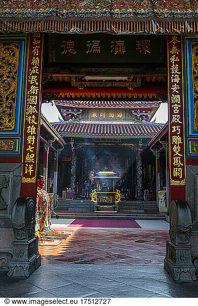 Taiwan  Tainan  Entrance of Grand Mazu Temple