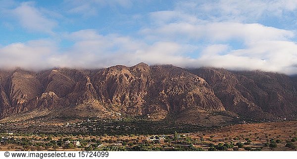 Tal der Ammeln  Panorama  Jebel El Kest  Antiatlas  Marokko  Afrika