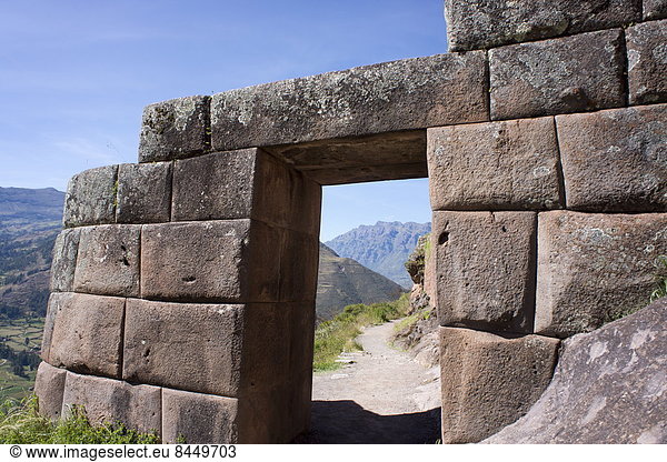 Tal Ruine Heiligkeit Inka Peru Südamerika