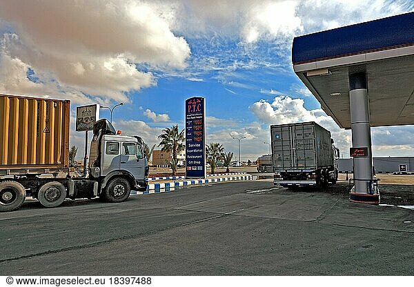 Tankstelle in Jordanien