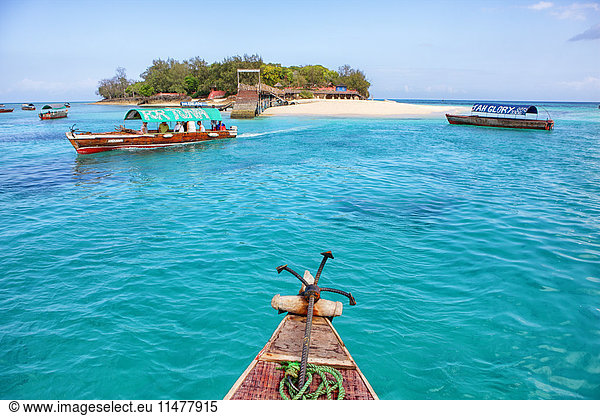 Tanzania  Zanzibar Island  view to Prison Island