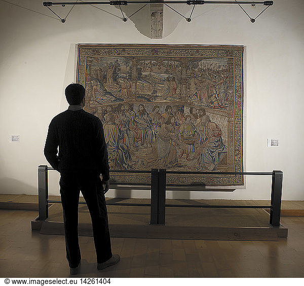 Tapestry  Pieter van Aelst work of art  Museo Diocesano Tridentino  Trento  Trentino Alto Adige  Italy