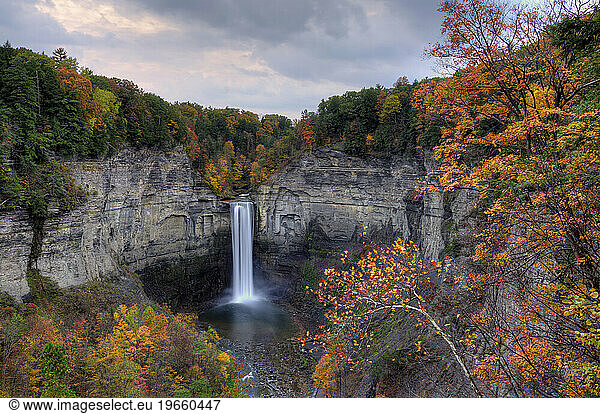 Taughannock Falls in autumn  Taughannock Falls State Park