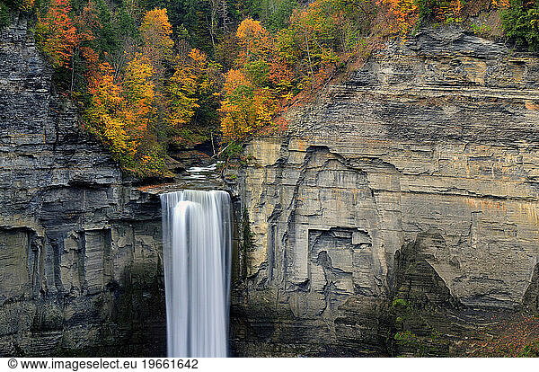 Taughannock Falls in autumn  Taughannock Falls State Park