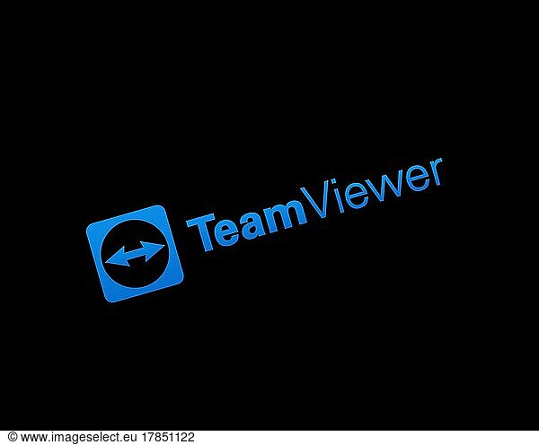 TeamViewer  rotated logo  black background