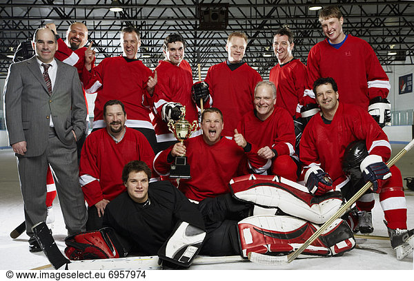 Teamwork  Portrait  Hockey  Pokal